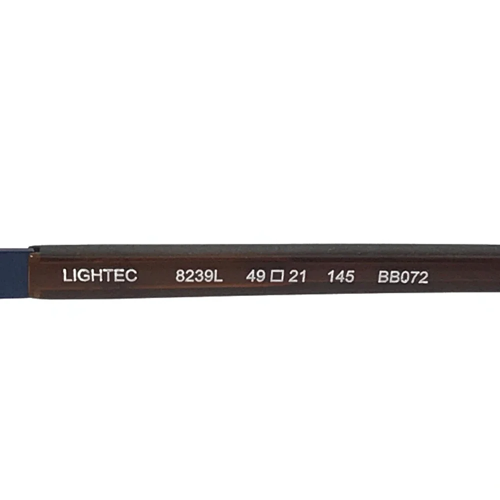 Lightec by Morel Eyeglasses Frames 8239L BB072 Brown Blue Full Rim 49-21-145